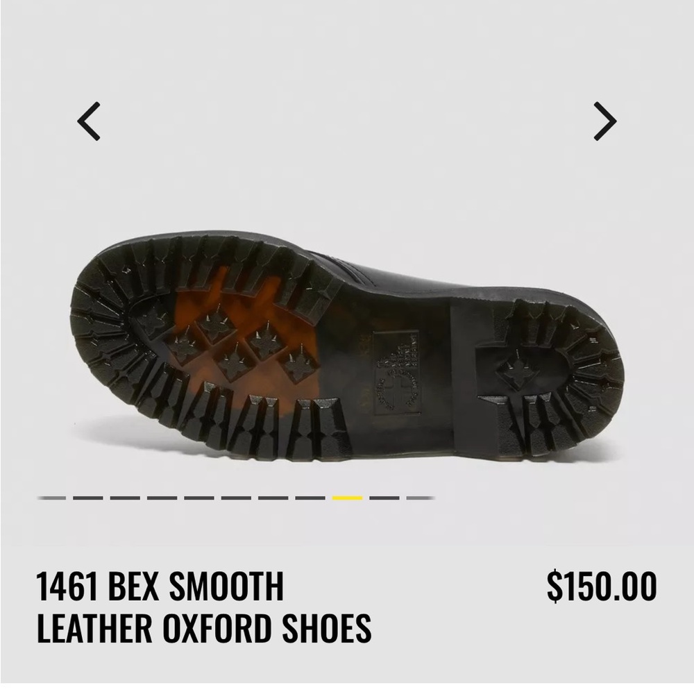 COPY - Like New- Never worn: Docs Originals. 1461 Oxford Shoes
